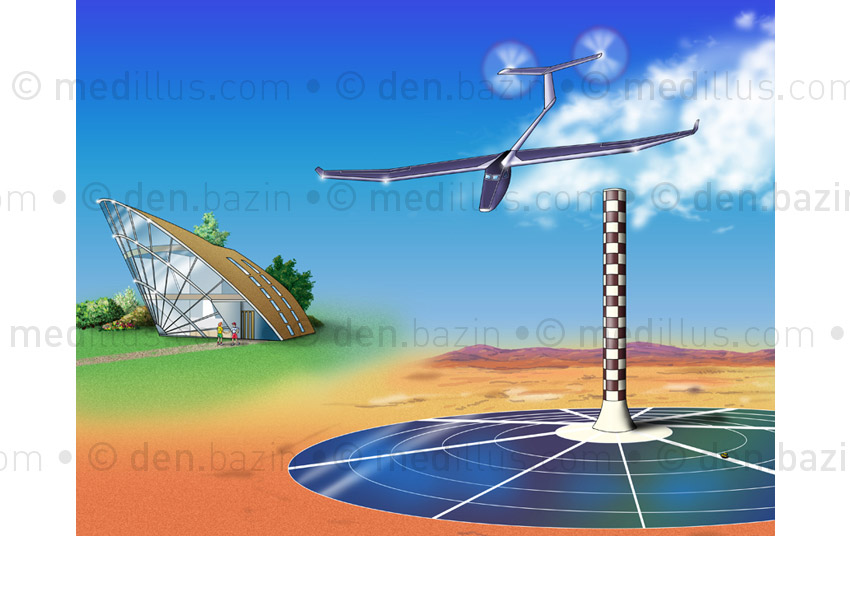 Projets futuristes à énergie solaire